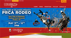 Desktop Screenshot of cimarroncasino.com